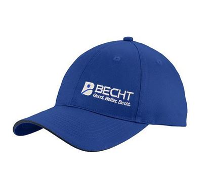 Picture of Port & Company® Unstructured Sandwich Bill Cap - Royal