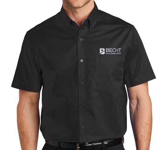 Picture of Port Authority® Short Sleeve Easy Care Shirt (Black)