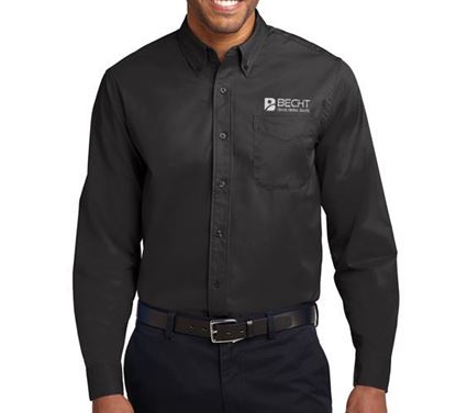 Picture of Port Authority® Long Sleeve Easy Care Shirt (Black)