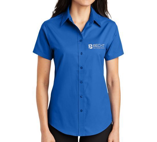 Picture of Port Authority® Ladies Short Sleeve Easy Care Shirt (Royal)