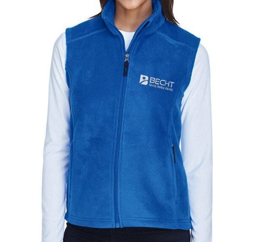 Picture of Core 365 Ladies' Journey Fleece Vest (Royal Blue)